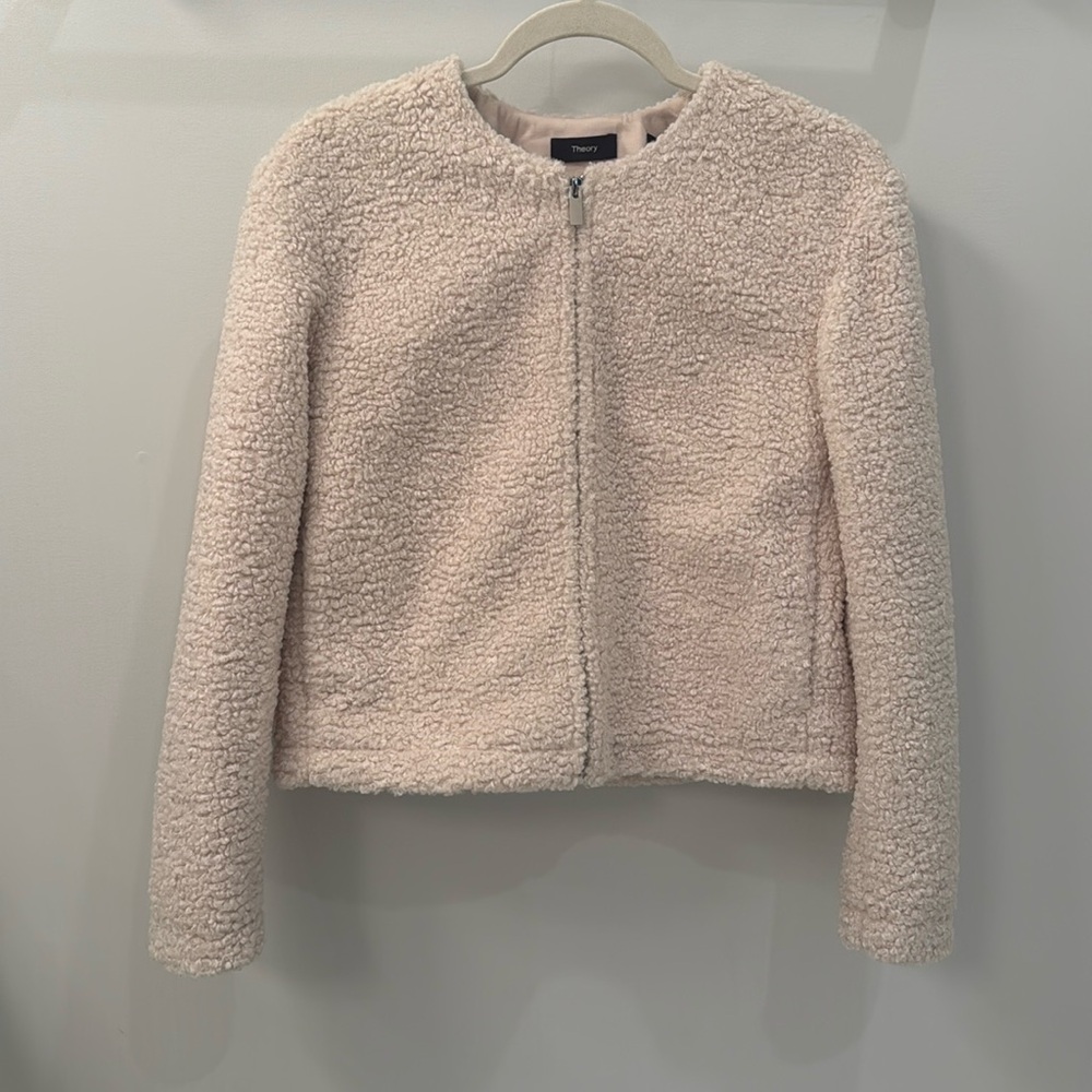 Theory Women's Easy Fleece Zip Jacket